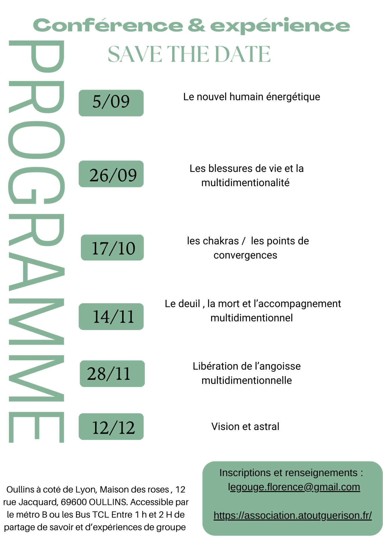 Conférence - Expériences 2024