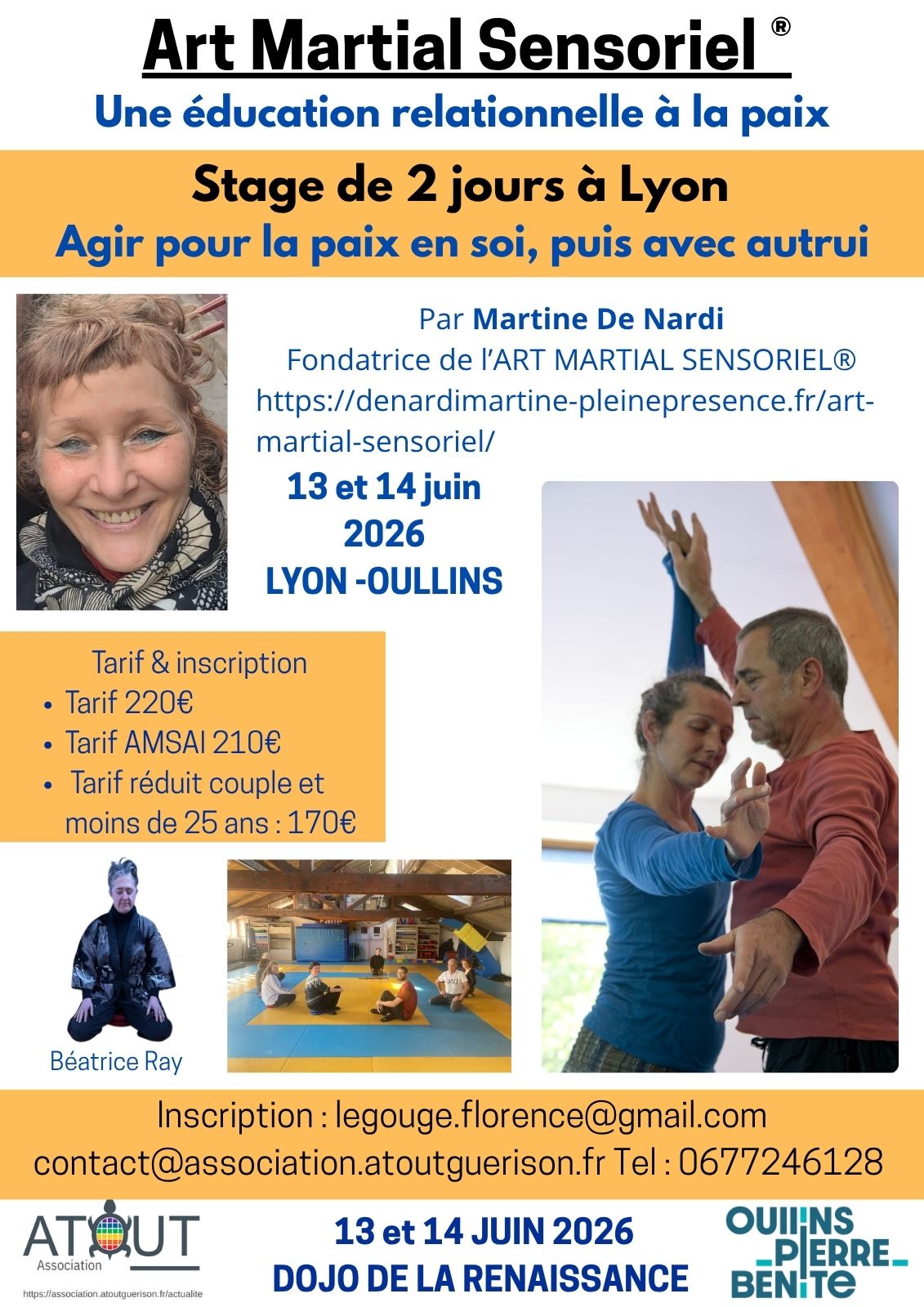 Art martial sensoriel oullins